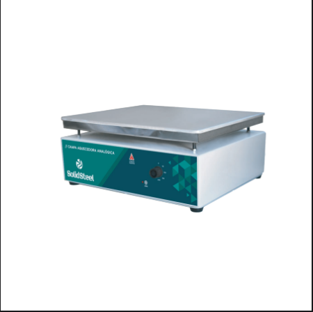 CHAPAS AQUECEDORAS ANALÓGICAS-SOLIDSTEEL-SSCA-600w