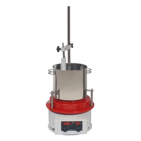 Base Planetária capacidade de 12 kg de creme, com aquecimento para ser utilizado em conjunto com o agitador mecânico, rotação controlável 10 a 50 r/min com recipiente, raspador e hélice ancora-FISATOM