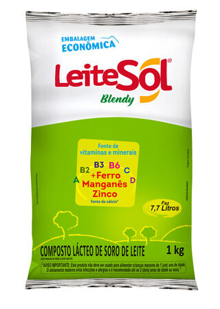COMPOSTO LÁCTEO DE SORO DE LEITE LEITESOL BLENDY 10 X 1 kg