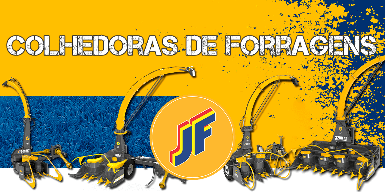 Banner Colhedoras De Forragens JF Máquinas