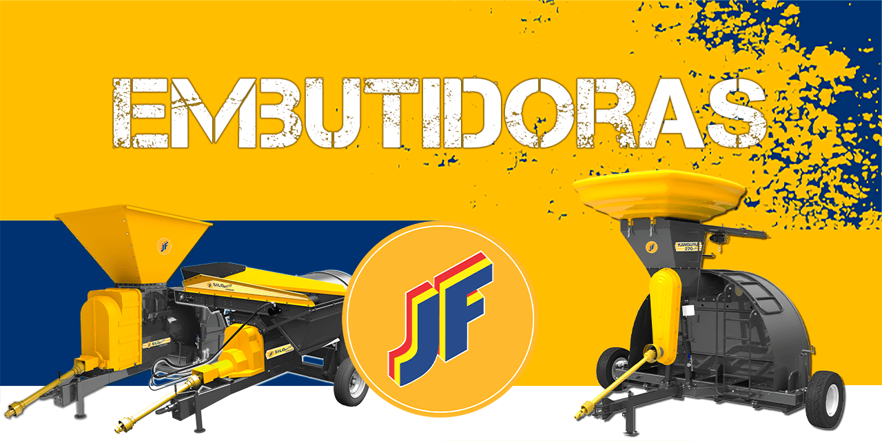 Banner Embutidoras de Grãos e Silagem JF Máquinas