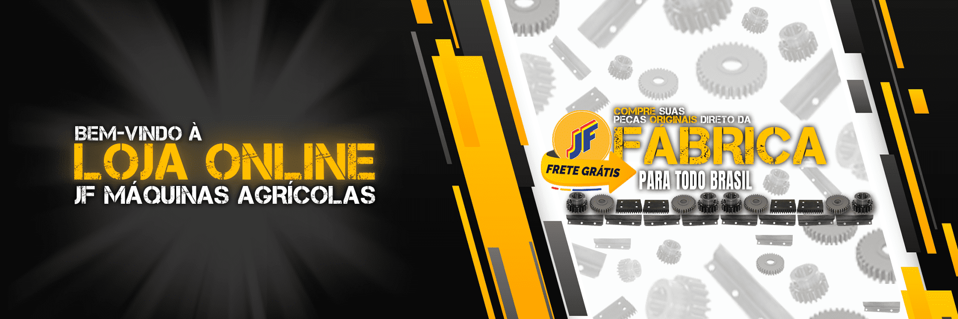 Banner Loja Online Oficial JF Maquinas