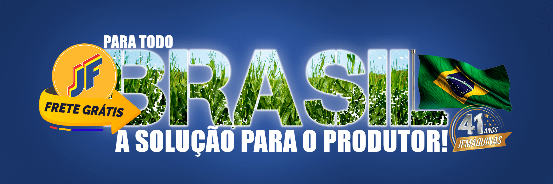 Banner Loja JF Máquinas - Frete Grátis para todo Brasil