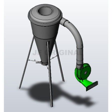 CICLONE E CAIXA DO VENTILADOR COMPLETO DA JF-10D