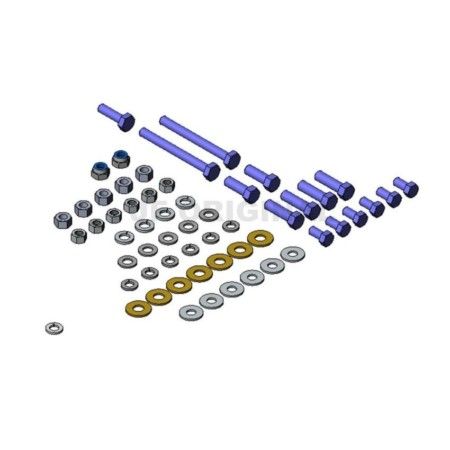 KIT DE PARAFUSOS PARA ALINHADOR E CARENAGEM JF C-120