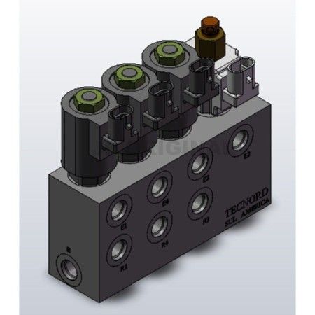 ELETROVALVULA DIRECIONAL 4 VIAS