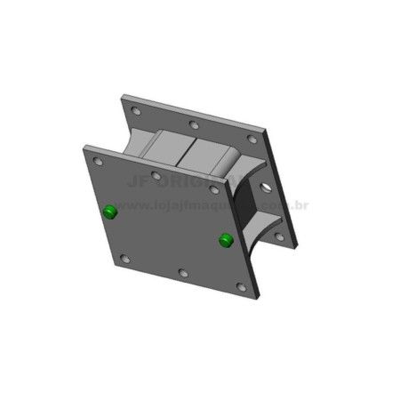 ESPACADOR 100MM BRACO FIXO COLHEDORA LINHA LEVE