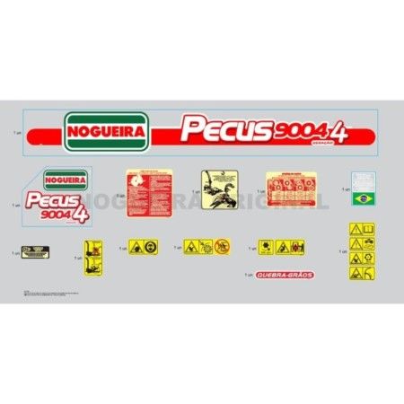 KIT ADESIVOS PECUS-9004 IV F10/F12
