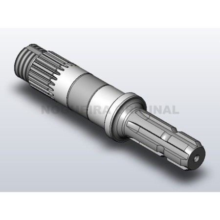 EIXO FRONTAL DA CAIXA DE TRANSMISSAO