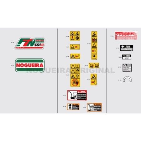 KIT ADESIVO COLHEDORA FTN1000 G3