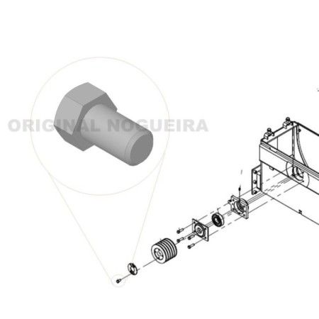 PARARAFUSO SEXTAVADO 7/16 X 3/4