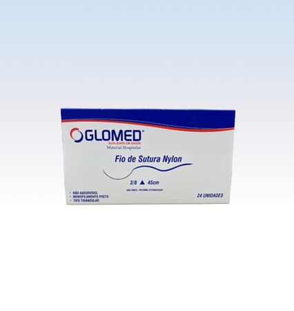 Fio de Sutura Nylon 5.0C/AG2.5 - Cx c/ 24 envelopes