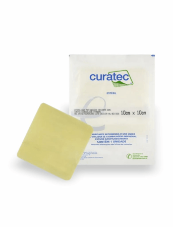 Curativo 10 x 10cm Hidrocolóide Standart Curatec - Und
