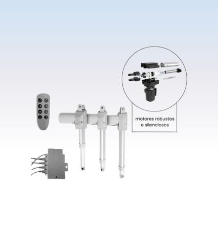 Kit motorização p/ cama dx3 dellamed