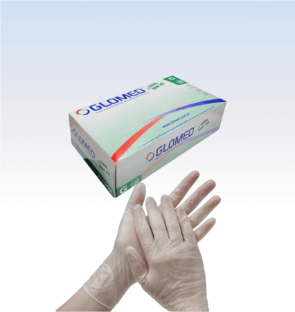 Luva de Procedimento Vinil sem Pó G - Cx c/ 100 Und