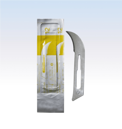 Lâmina de Bisturi 12 - Cx c/ 100 Und