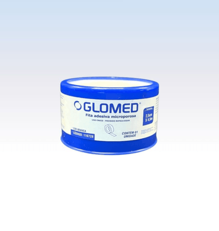 Fita Microporosa Branca 2,5 cm x 4.5 m - Rolo