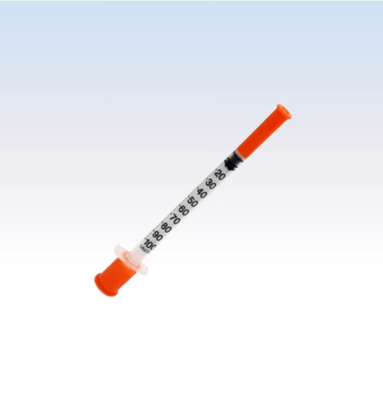 Seringa Desc. c/ag 1 ml ag 25 x 6 Insulina Uniqmed - Und