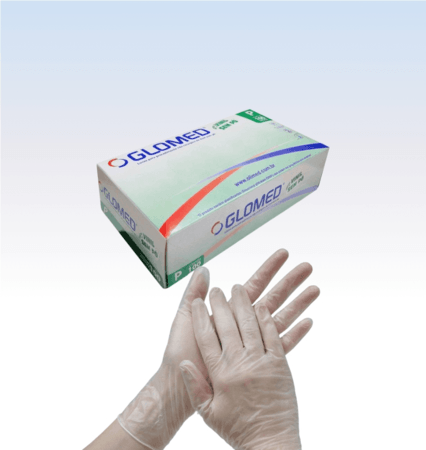 Luva de Procedimento Vinil sem Pó P - Cx c/ 100 Und