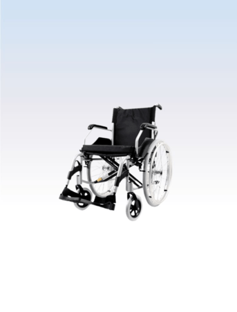 Cadeira de rodas aluminio dobravel d600 t44 120 kg dellamed