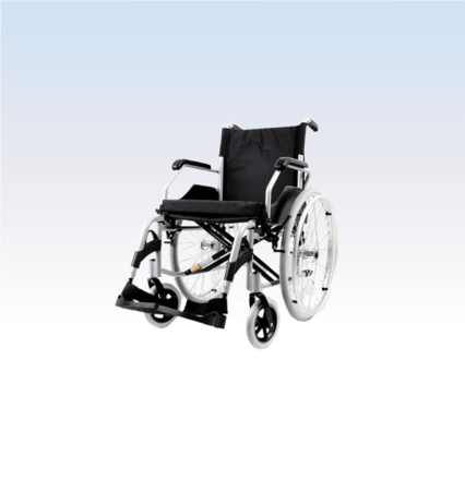 Cadeira de rodas aluminio dobravel d600 t44 120 kg dellamed