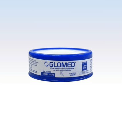 Fita Microporosa Branca 1,25 cm x 10 m - Rolo
