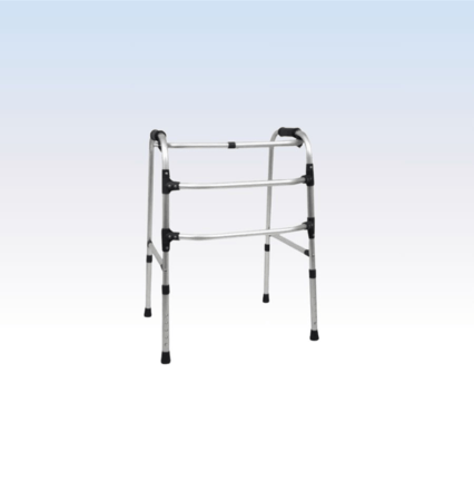 Andador aluminio 3 barras articulado dobravel 130 kg sequencial