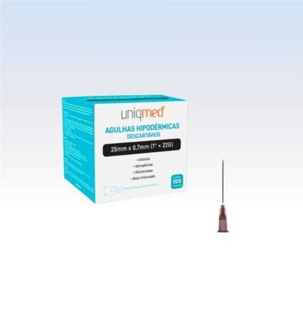 Agulha desc. 25 x 7 uniqmed