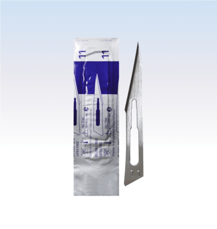 Lâmina de Bisturi 11- Cx c/ 100 Und