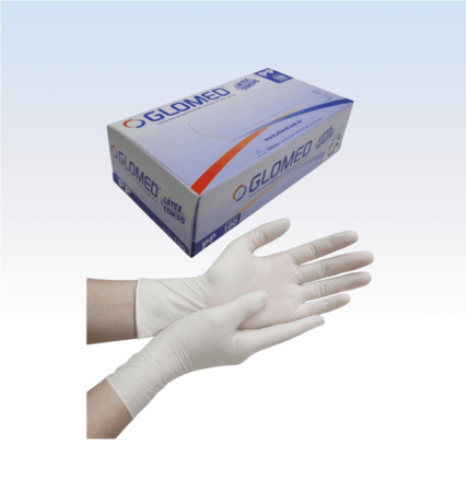 Luva Procedimento Látex com Pó PP - Cx c/100 Und