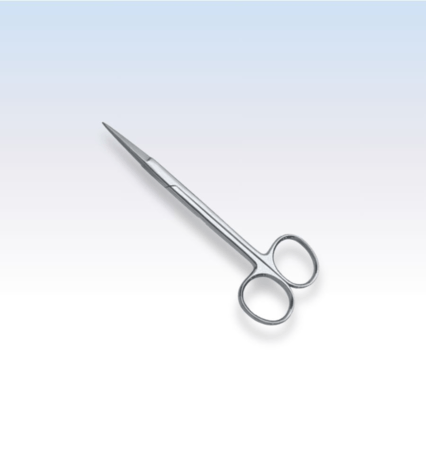 Tesoura Iris Reta 12 cm ABC - Und