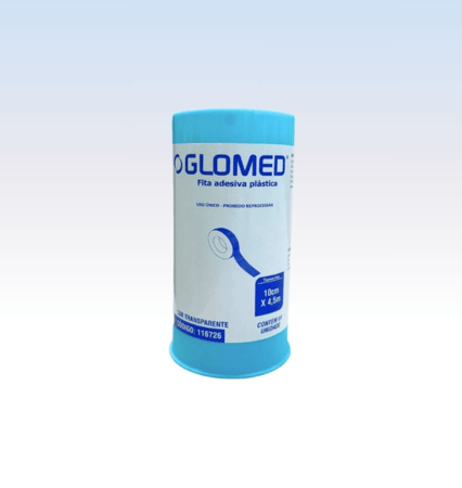 Fita Plástica Transparente 10 cm x 4.5 m - Rolo