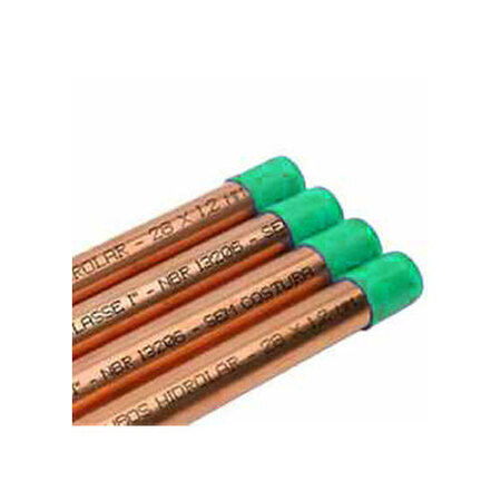 TUBO COBRE RIGIDO CLASSE E 22MM X 0,60 (BR 5MT)