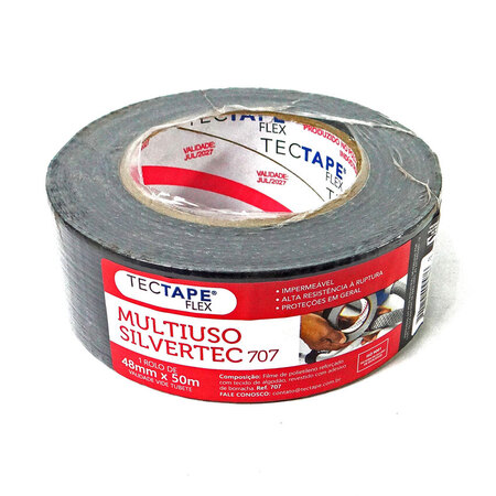 FITA ADESIVA POLIETILENO PRETA 48MM X 50M