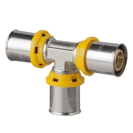 TEE INTERM. GAS 16X16X16