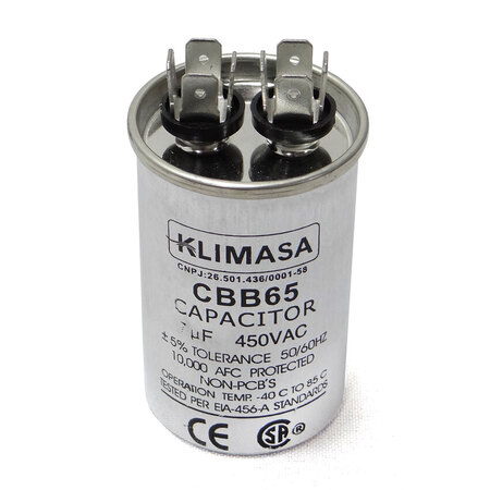 Capacitor Permanente Cbb65 Ar-condicionado 7.0uf - 450vac