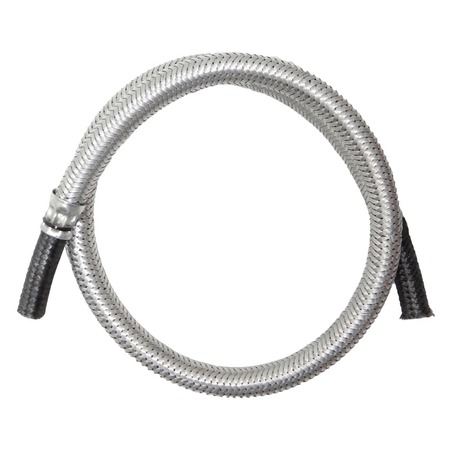 Mangueira Flexível Gás Nitrílico Zincado 2 Pontas Lisas 1m