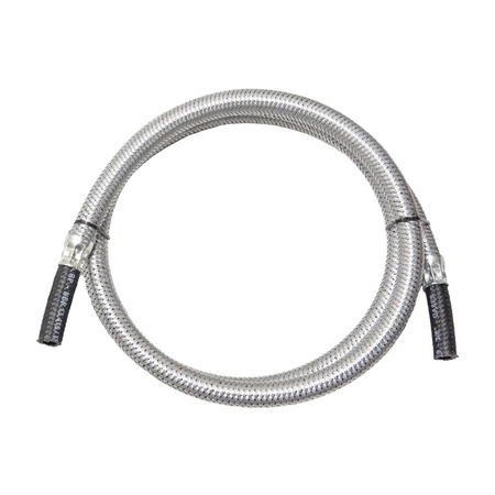 Mangueira Gás Flexível Nitrílico Zincado 2 Pontas Lisas 2m