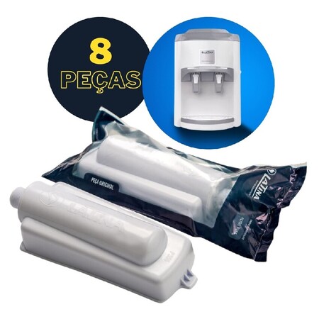 Kit 8 Vela Filtro Latina Puriice Original P335 PA335 PA355