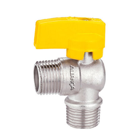 VALVULA ESFERA GLP 1/2 (MXM) 90º HASTE CURTA