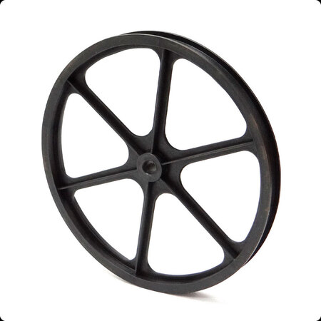 Polia Para Agitador Compatível Colormaq 10kg Lisa 242mm