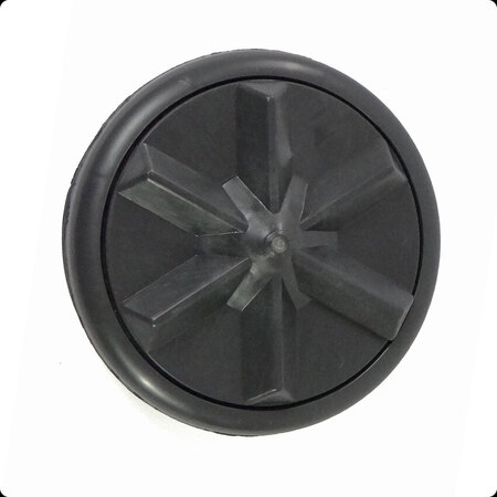 Agitador 4 Parafusos Bucha De Ferro E Polia De 180mm Preto