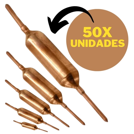 50 peças Filtro Secador 3/4 geladeira com sílica sem rabicho