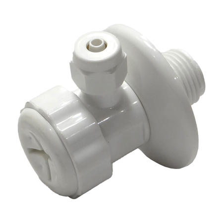 Torneira Conexão Adaptador Em Abs Ts/ Regulagem 1/2 Fx1/ 2m