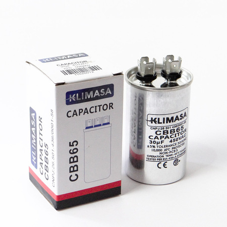 CAPACITOR PERMANENTE CBB65 30UF - 450VAC