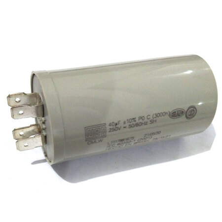 CAPACITOR 40 MFD 250VAC COLORMAQ 4 TERMINAL