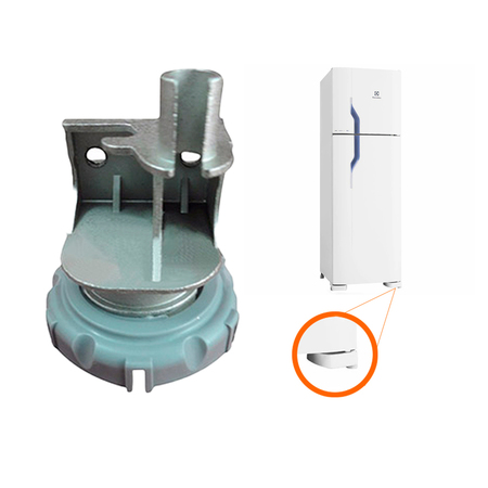 Dobradiça Pé Nivelador Esquerdo Df80 Di80x Db83x Df51 Df52