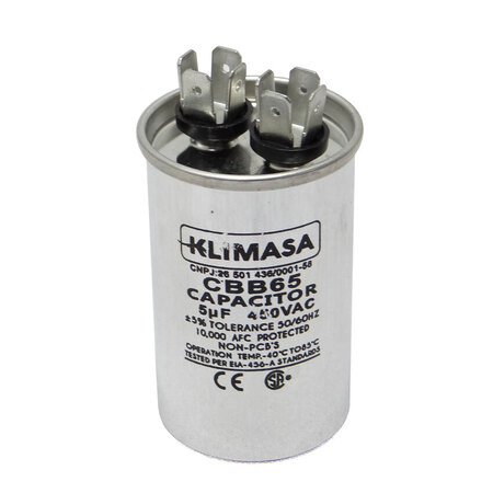 Capacitor Ar Condicionado Permanente Alum Cbb65 5.0uf 450vac