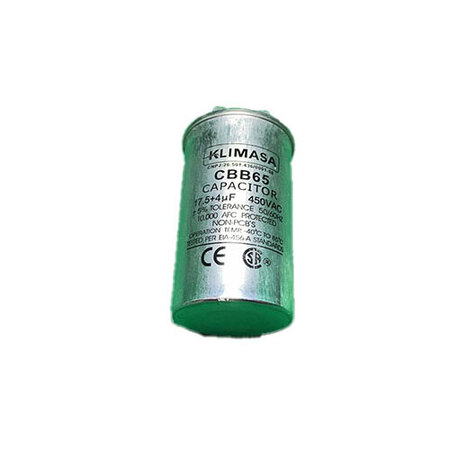 CAPACITOR PERMANENTE DUPLO ALUM. 17,5+4.0UF-450VAC