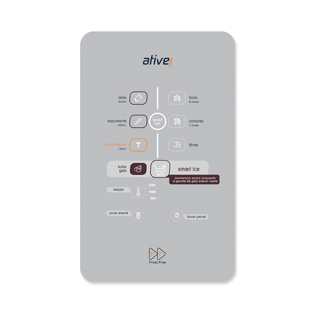 PAINEL DECOR. GL CINZA BRE-48NR